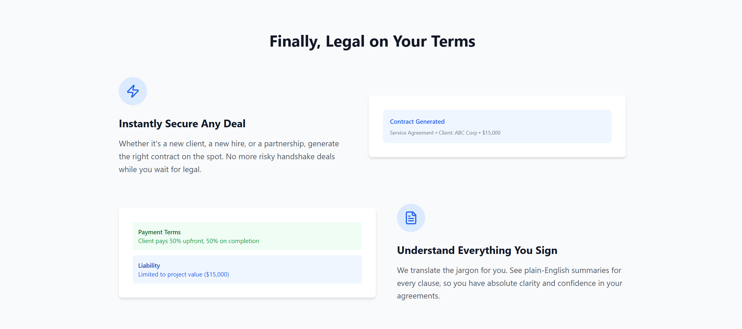 Lexlify Feature 1